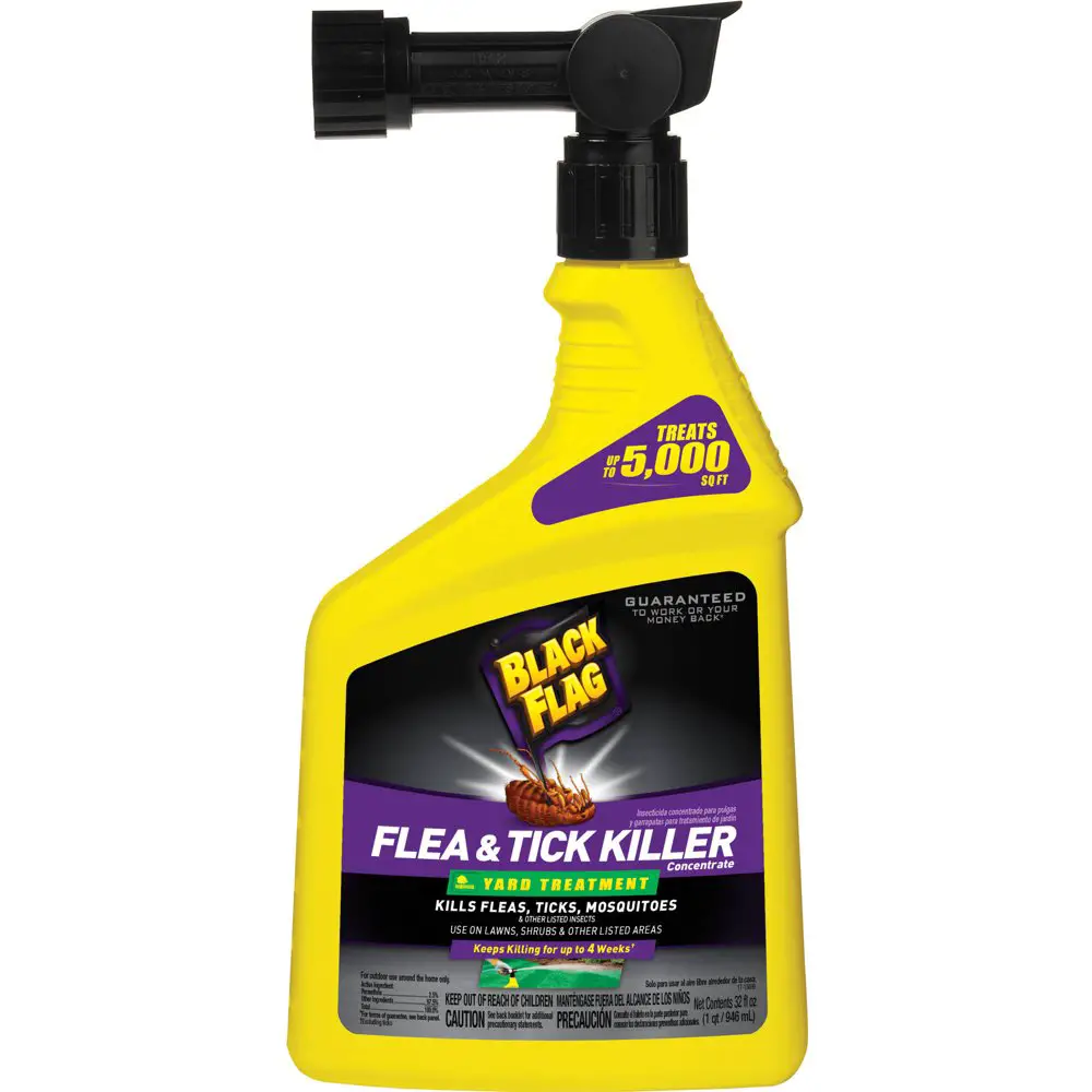 Black Flag Flea &  Tick Killer Concentrate Yard Treatment, Ready
