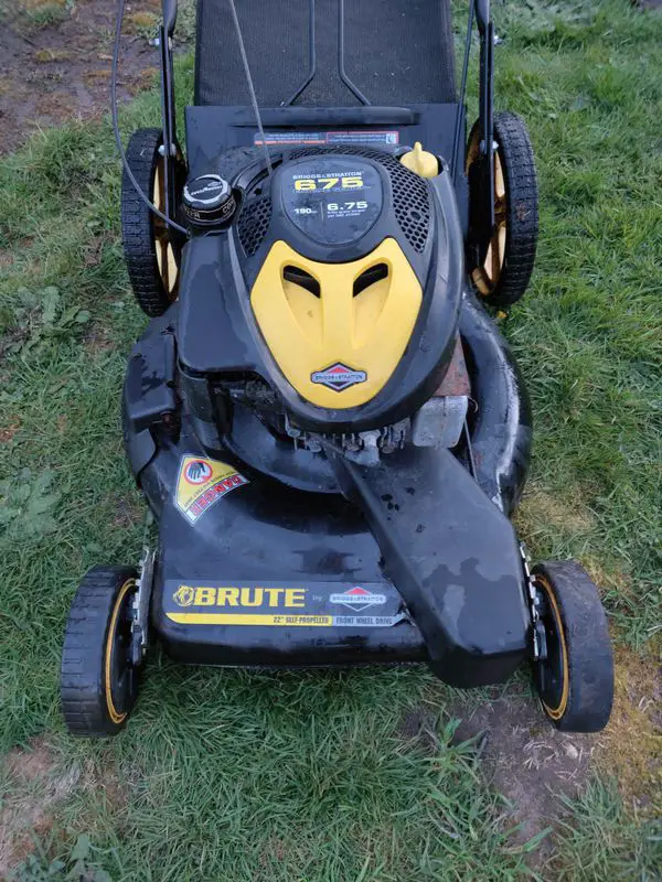 Brute by Briggs &  Stratton 22 in heavy duty lawn mower for ...