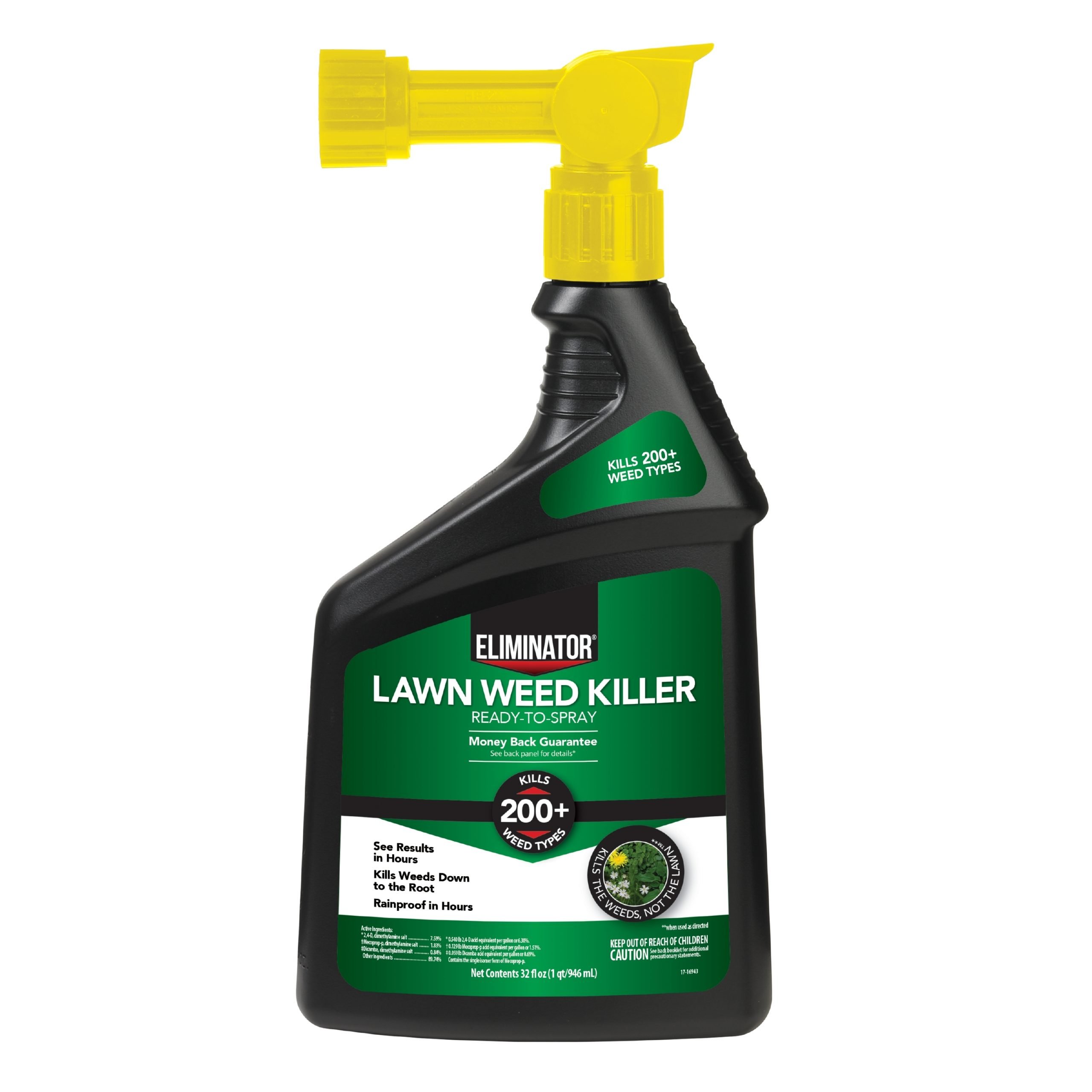 Eliminator Lawn Weed Killer Concentrate, Ready