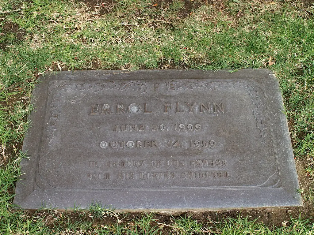 Errol Flynn was and actor who is buried at Forest Lawn Mem ...