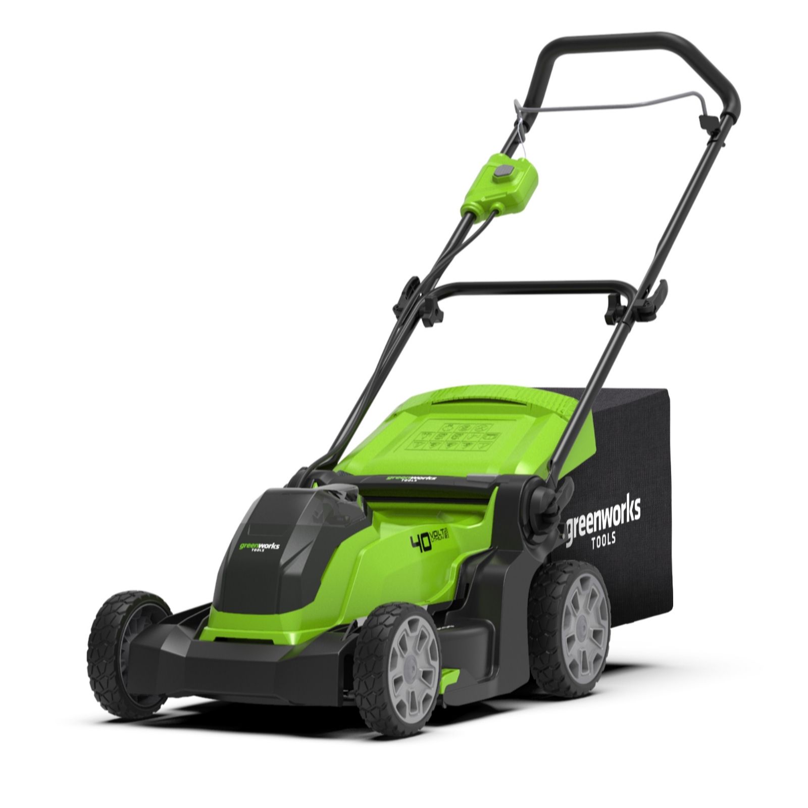 Greenworks 40V 41cm Cordless Lawn Mower with 2.0Ah Battery ...