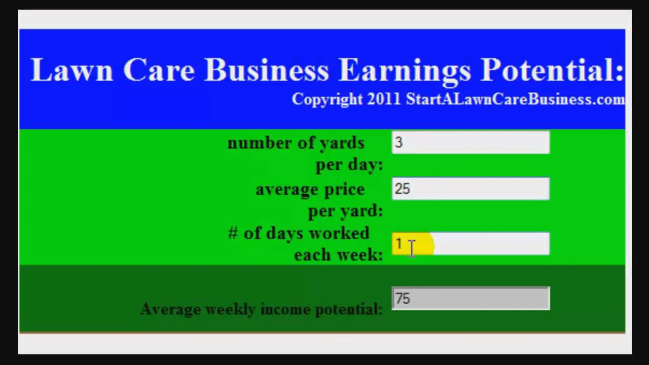 How Much Money Can You Make Cutting Grass with a Lawn Care ...