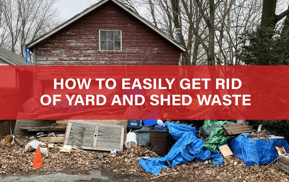 How to Easily Get Rid of Yard and Shed Waste