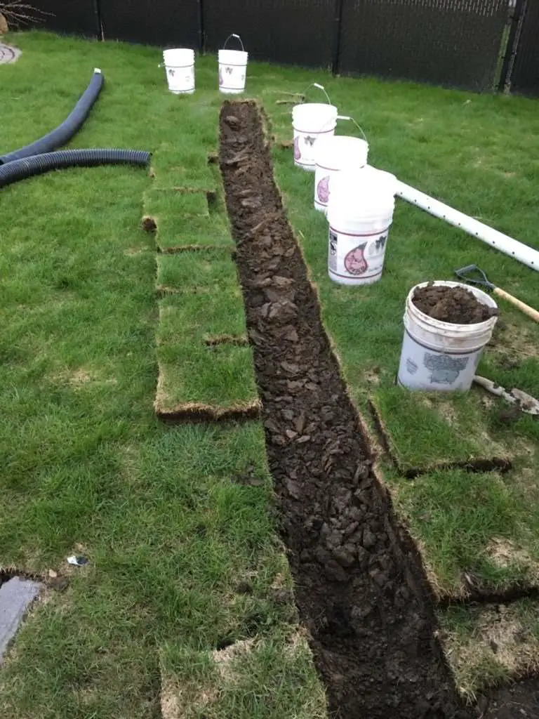 How to Repair your Grass after Building a Drain Pipe