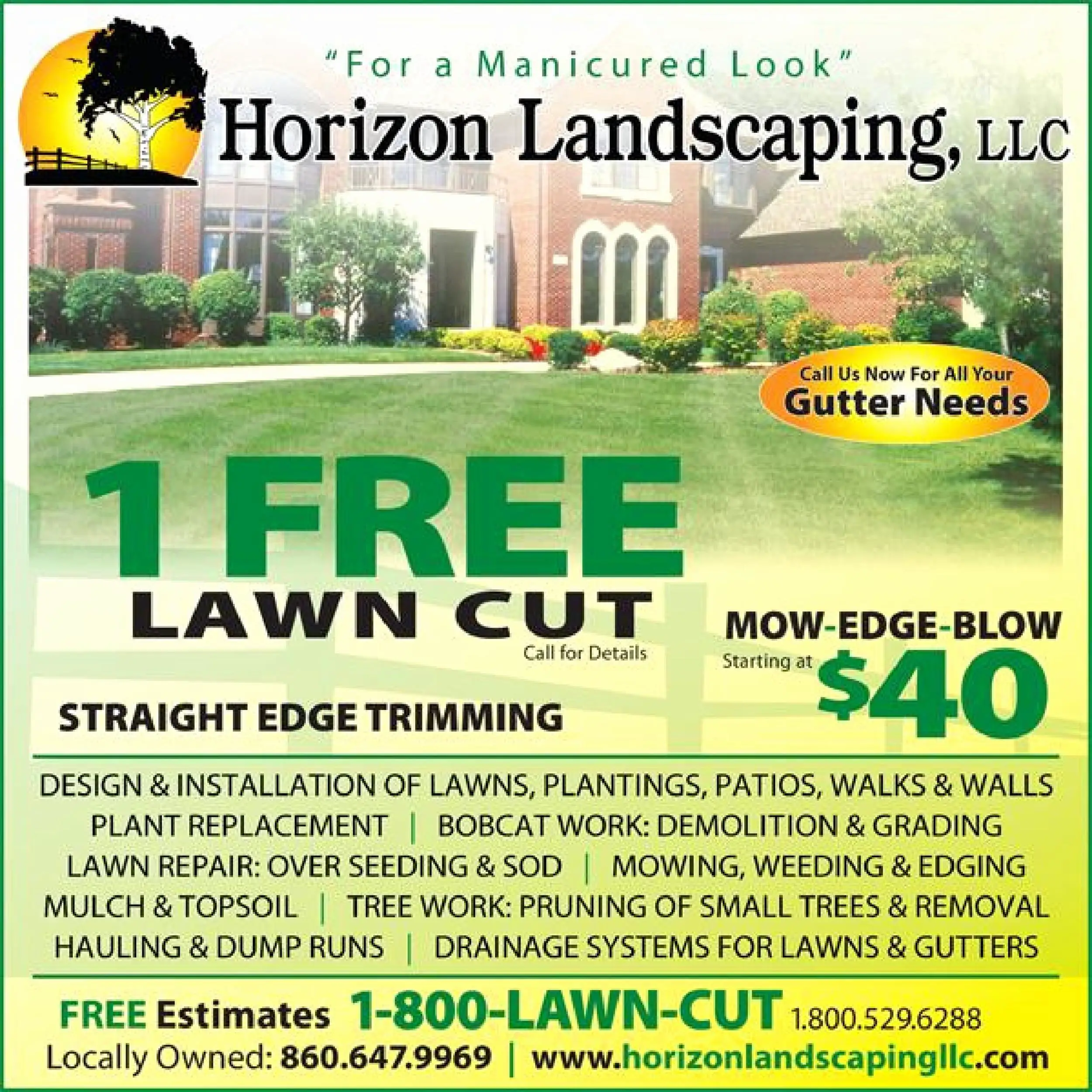 Lawn Care Flyer Template Free ~ Addictionary