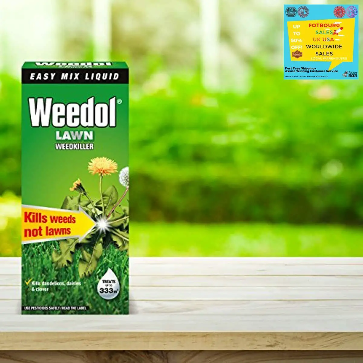 Lawn Weed Killer Concentrate Liquid Kills Weeds Dandelions Daisies Not ...