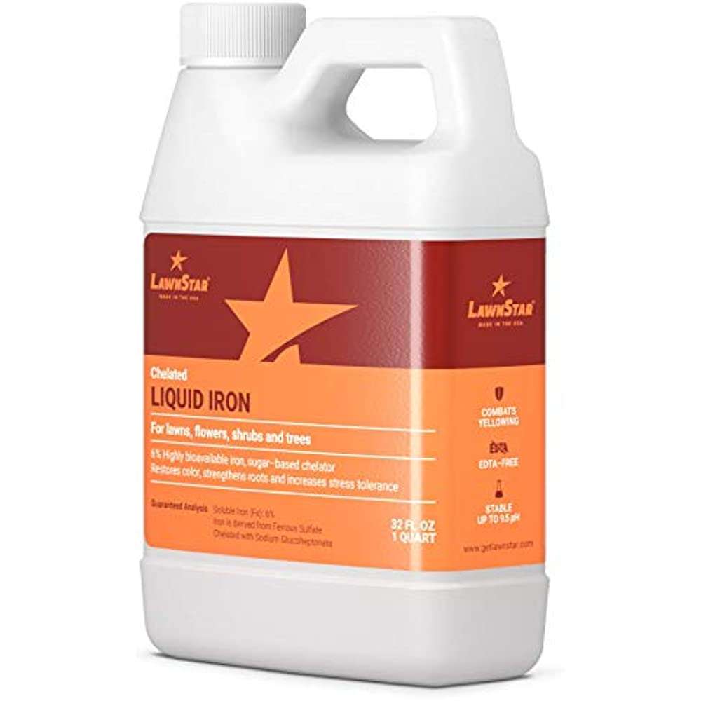 LawnStar Chelated Liquid Iron (32 OZ) For Plants