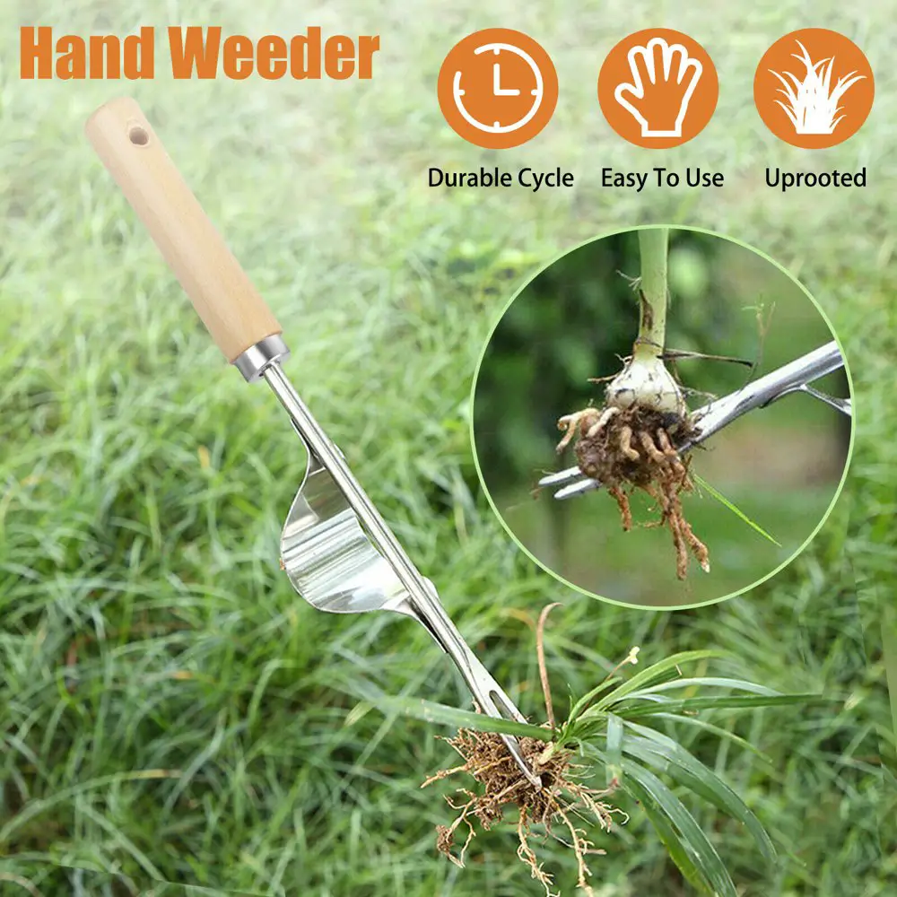 Manual Hand Weeder Super Easy Weed Root Removal Garden Lawn Weeding ...