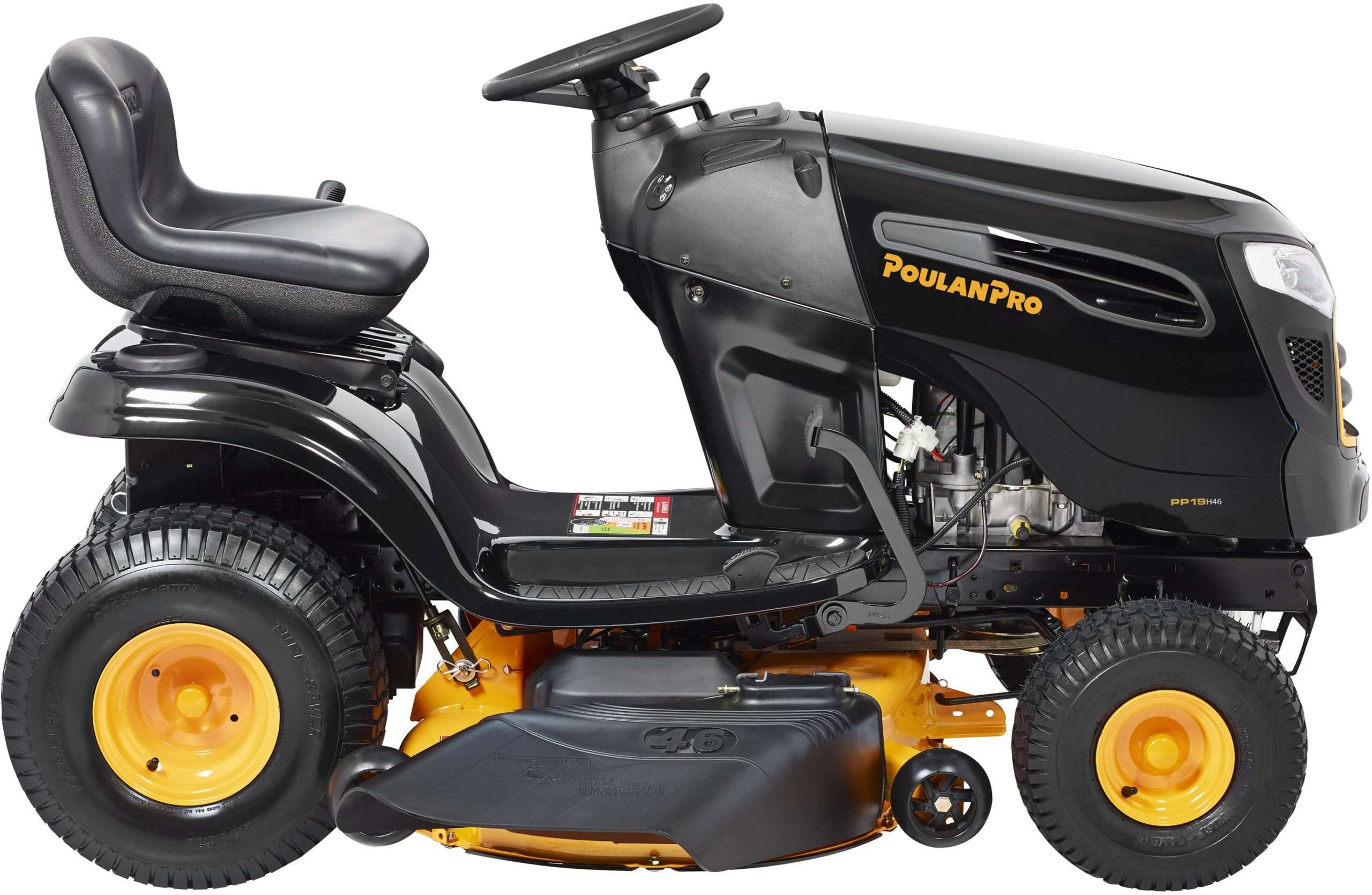 Poulan Pro PP19H46 46 In Riding Lawnmower 19hp 608cc at Sutherlands