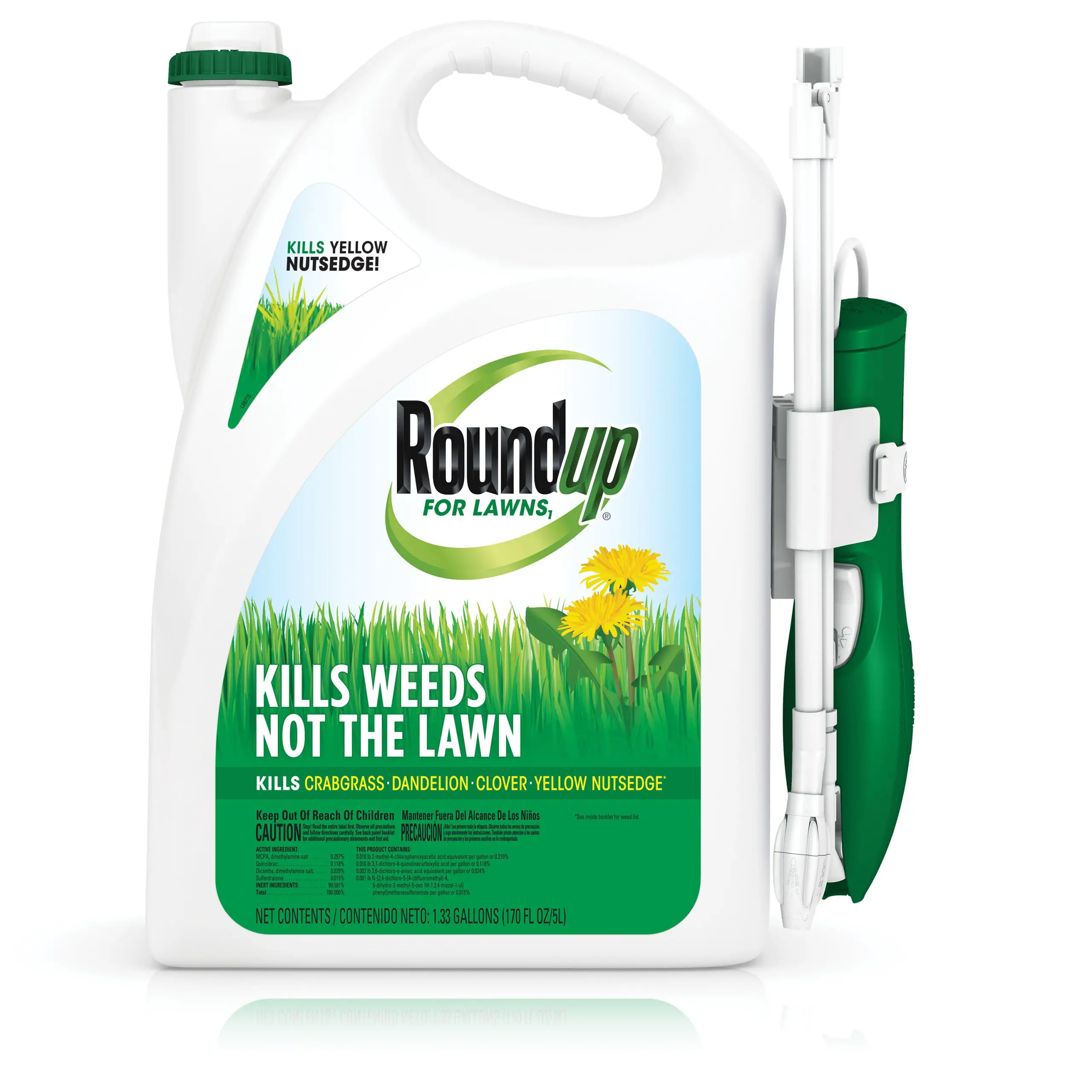 Roundup For Lawns 1 (Northern) Extended Wand, 1.33 gal.