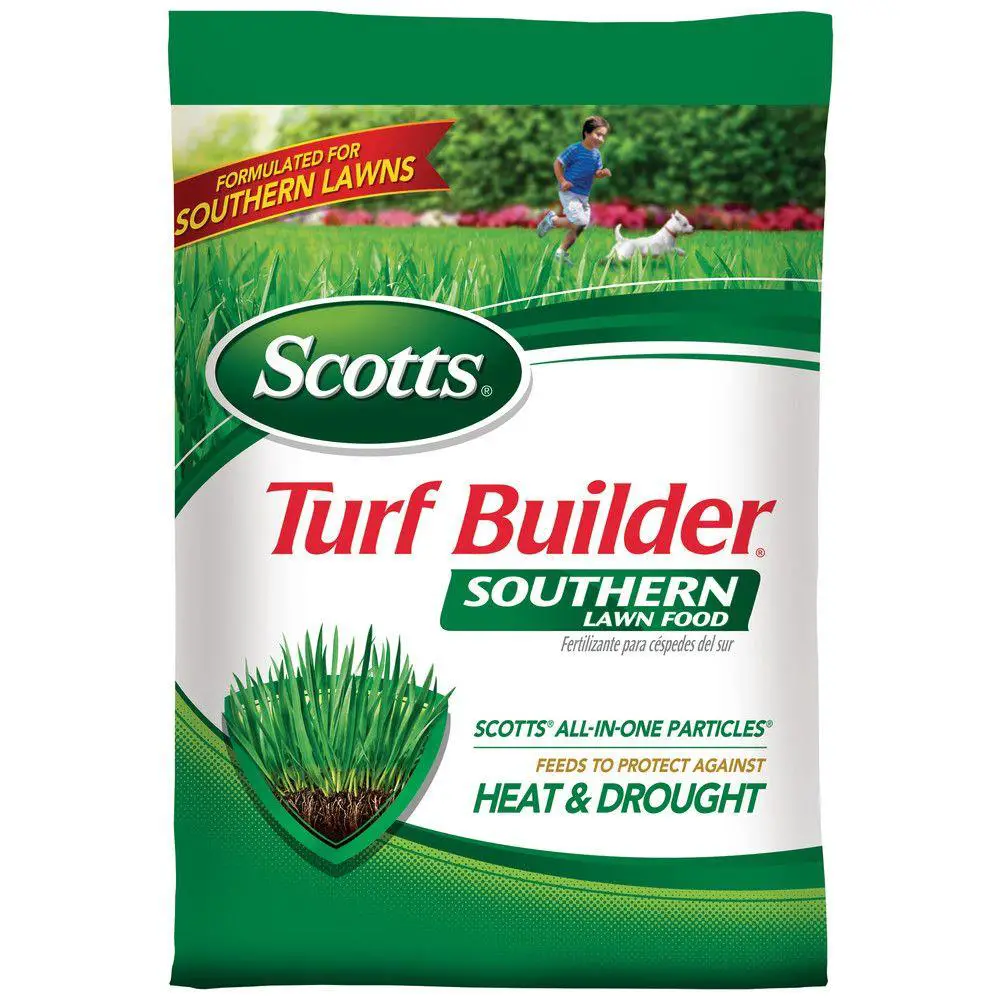 Scotts Turf Builder 10,000 sq. ft. Southern Lawn Fertilizer with 2% ...