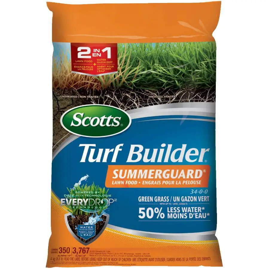 Scotts Turf Builder Summerguard 2 in 1 fertilizer