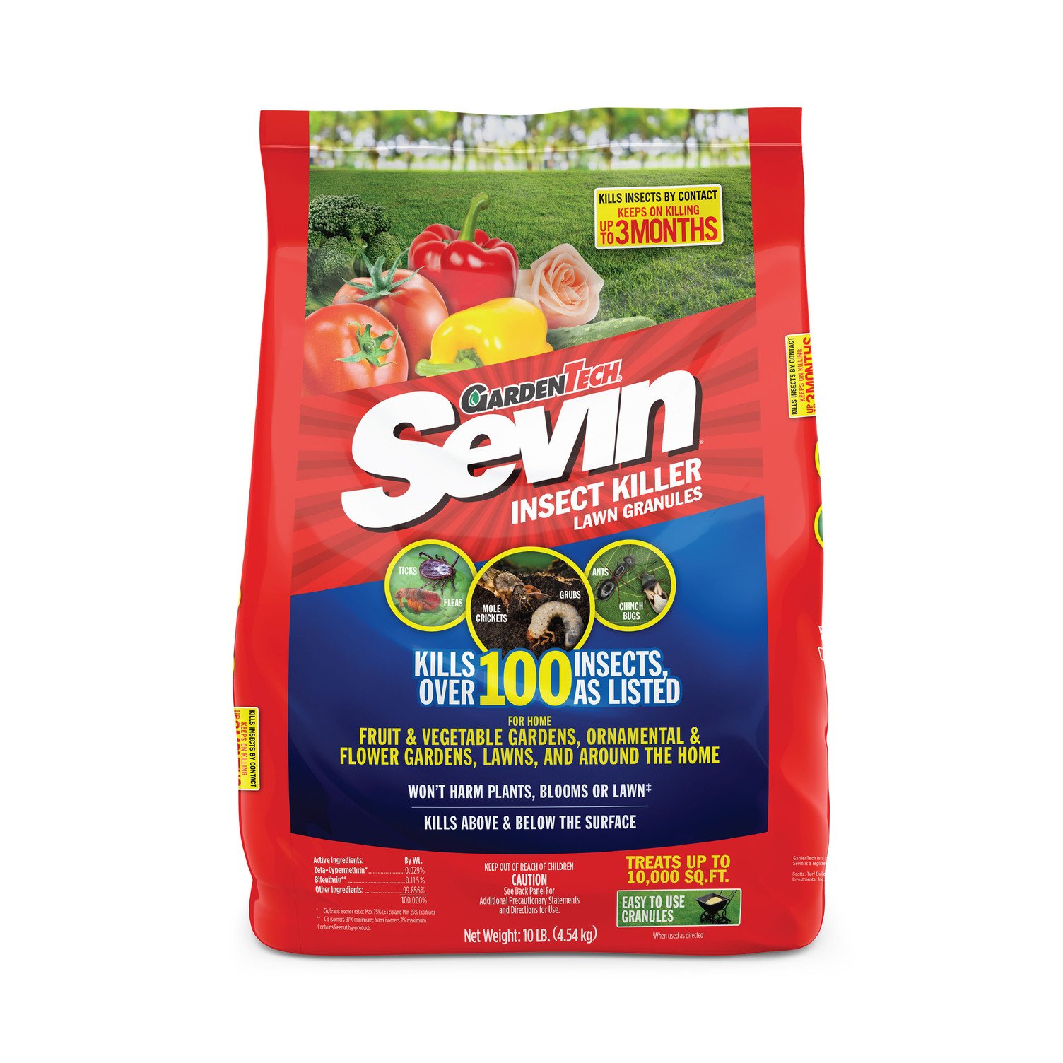 Sevin Insect Killer Outdoor Lawn Granules  10 lb Bag ...