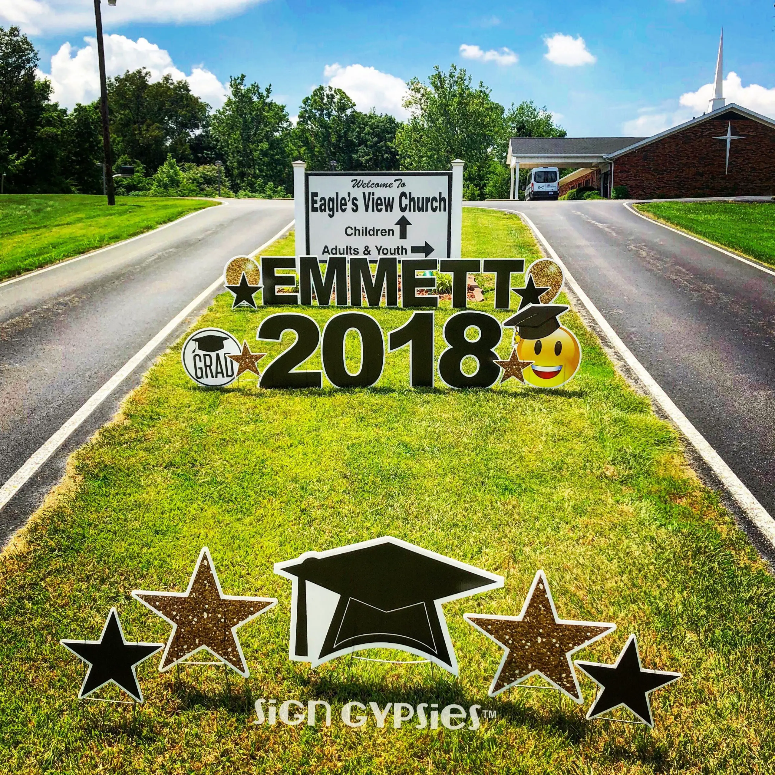 Sign Gypsies grad sign in 2020