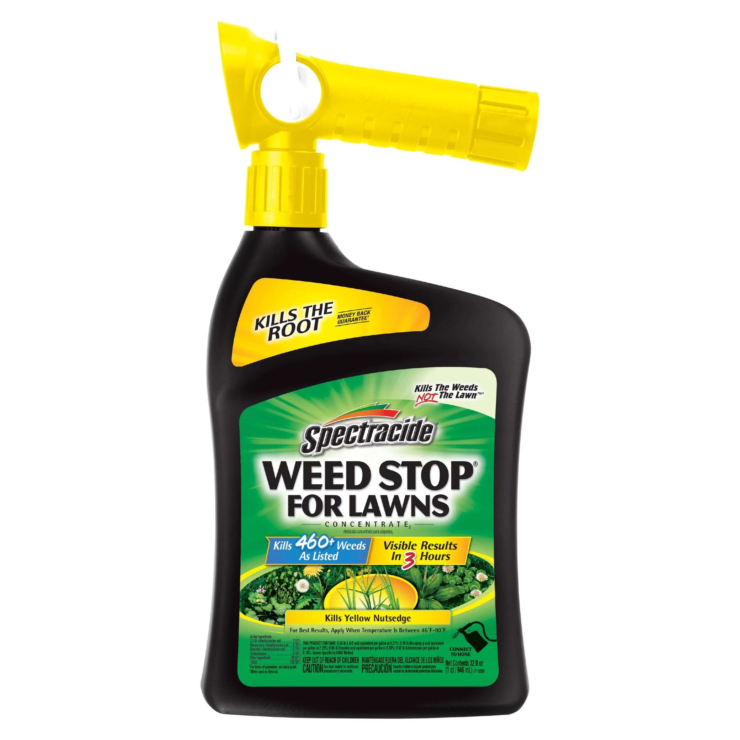 Spectracide Weed Stop for Lawns Concentrate, Weed Killer, 32oz ...