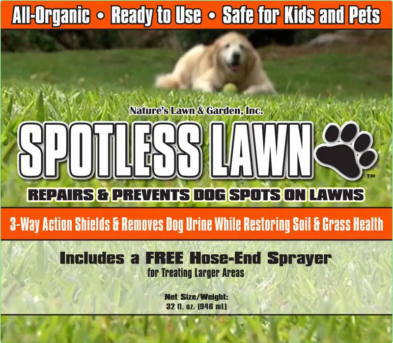 Spotless Lawn repairs and prevents dog urine spots ...