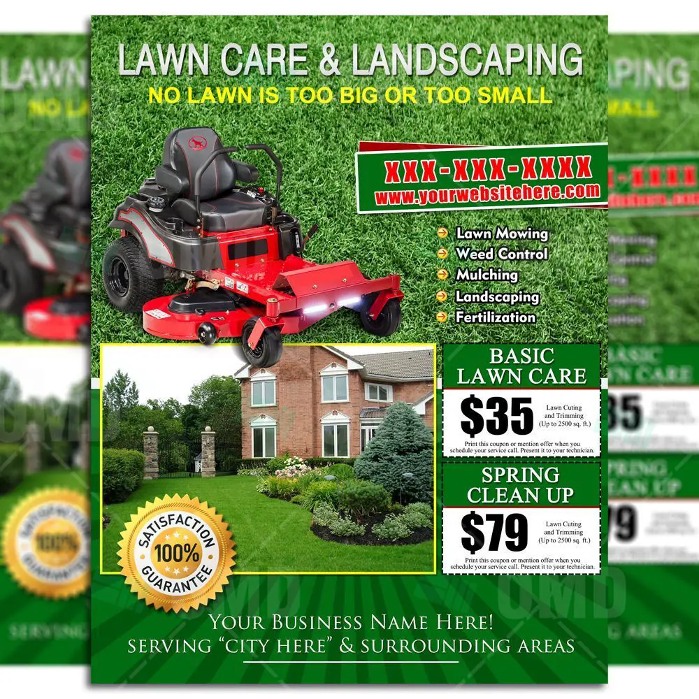 The stunning Lawn Mowing Flyers  Colona.rsd7 Within Lawn Mowing Flyer ...