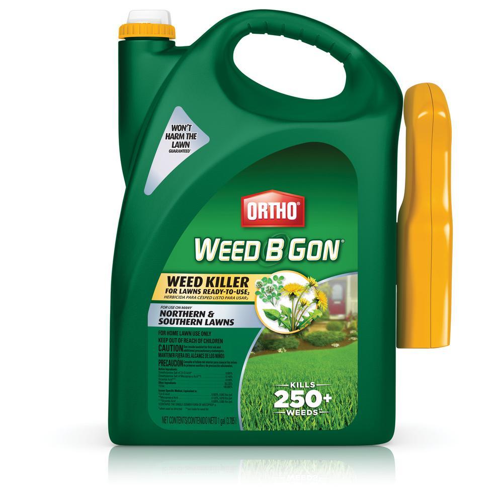 Weed B Gon 1 Gallon Weed Killer For Lawns Ready To Use Trigger Clover ...
