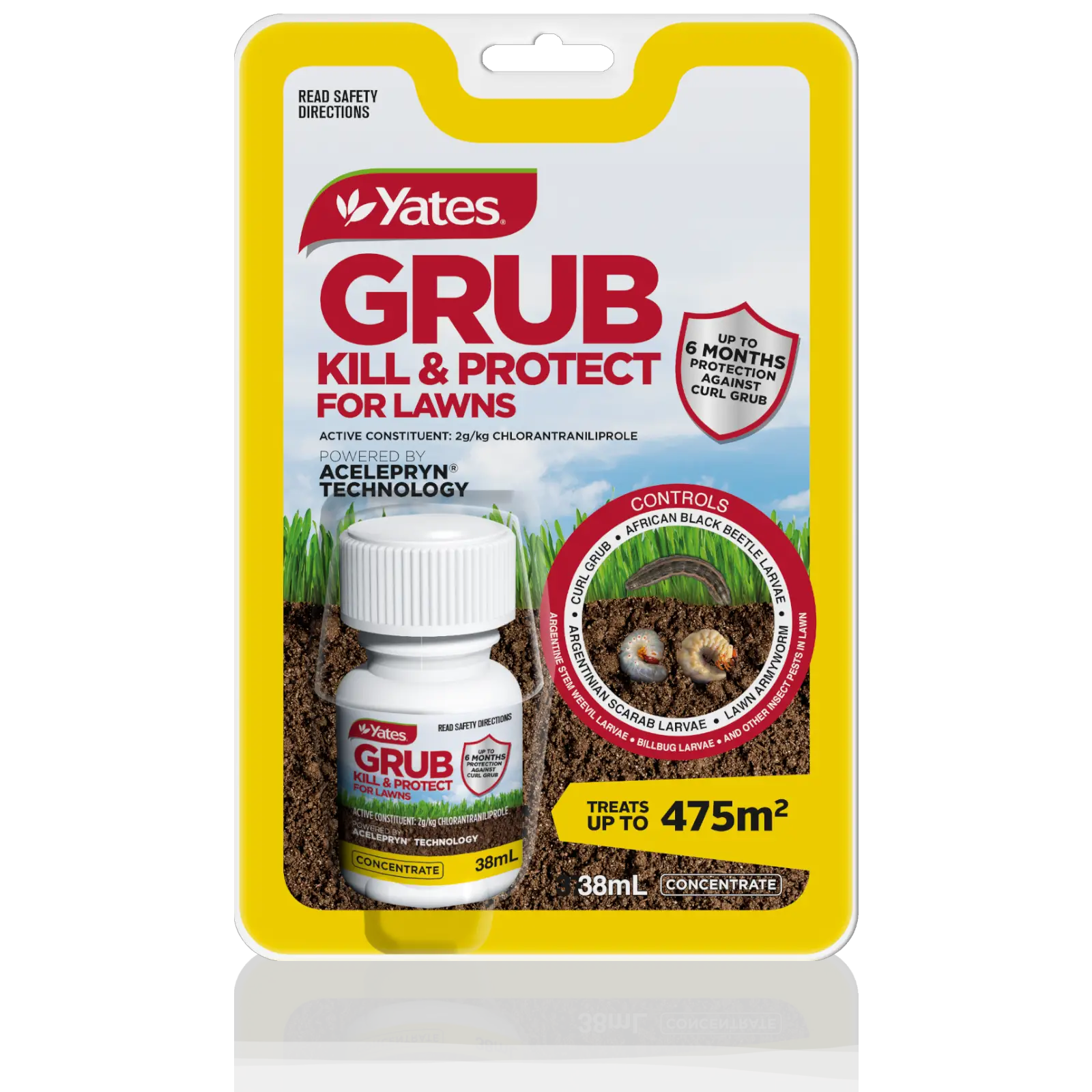 Yates 38ml Grub Kill &  Protect for Lawns Concentrate
